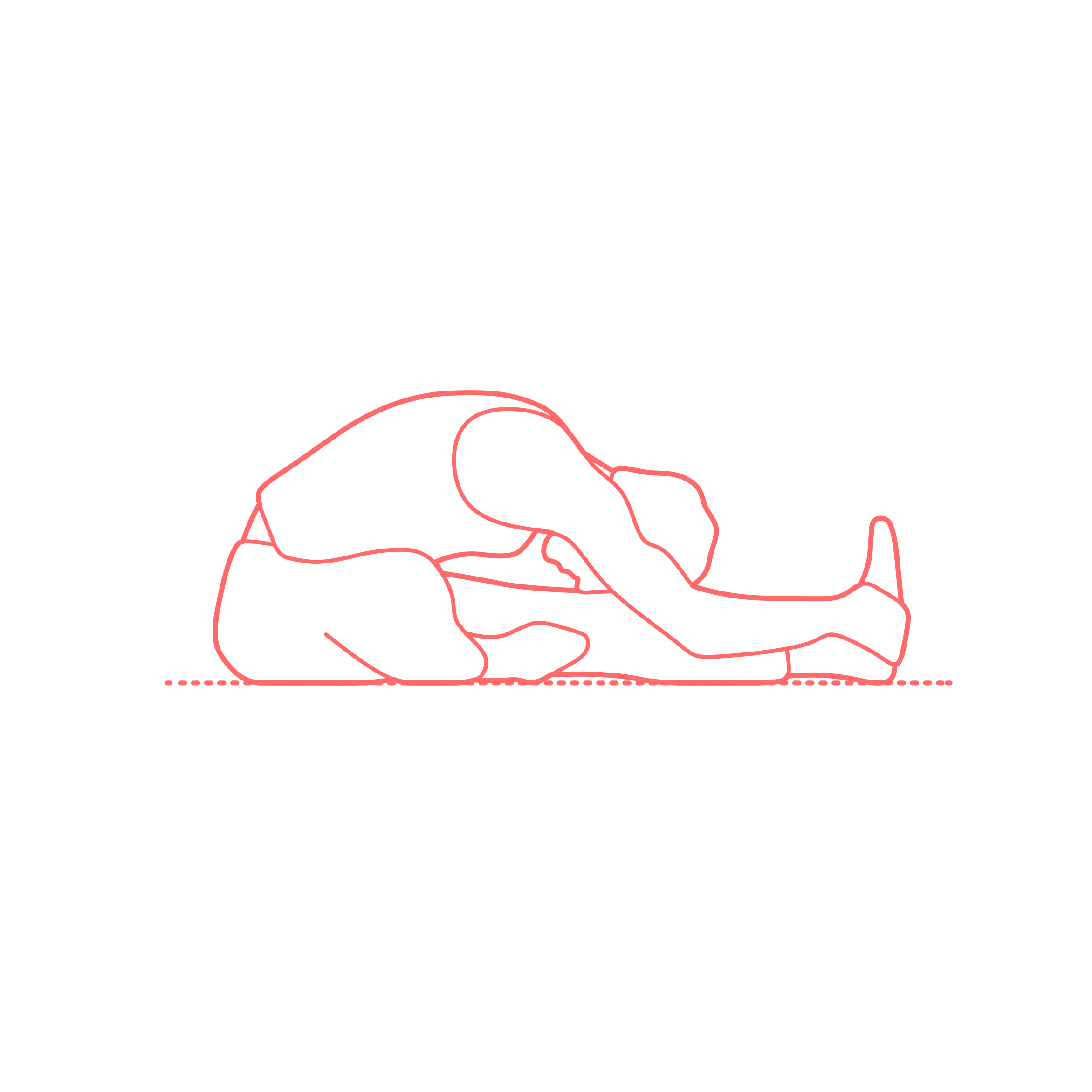 Humans Yoga Poses Head To Knee Forward Bend Pose Tracing Svg Vector Free Vectors